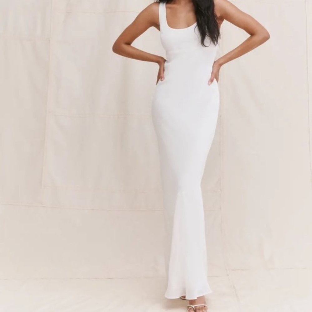 REFORMATION Barletta Dress Ivory Bridal Wedding